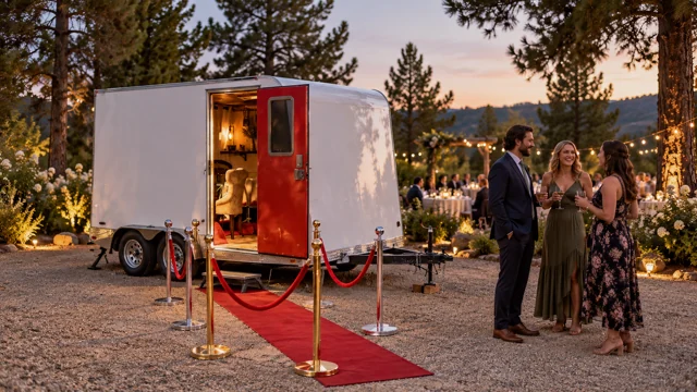 AI-staged concept: garden wedding.